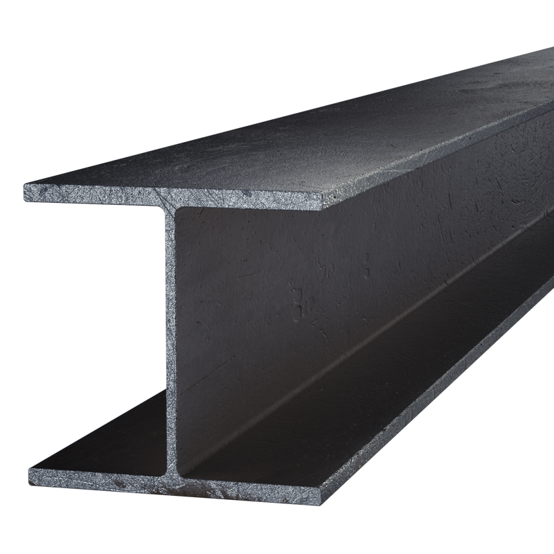 Black Steel Wide Flange Beam