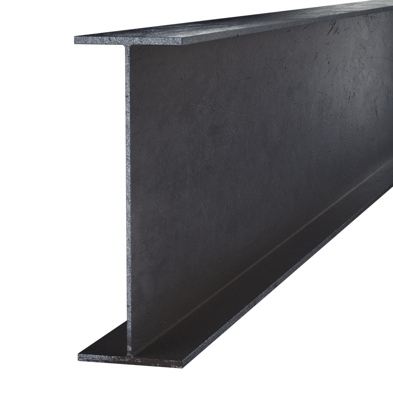 Black Steel Wide Flange Beam