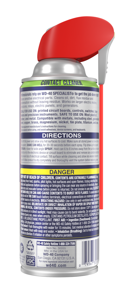 WD 40 Contact Cleaner - Steel and Pipes Inc.