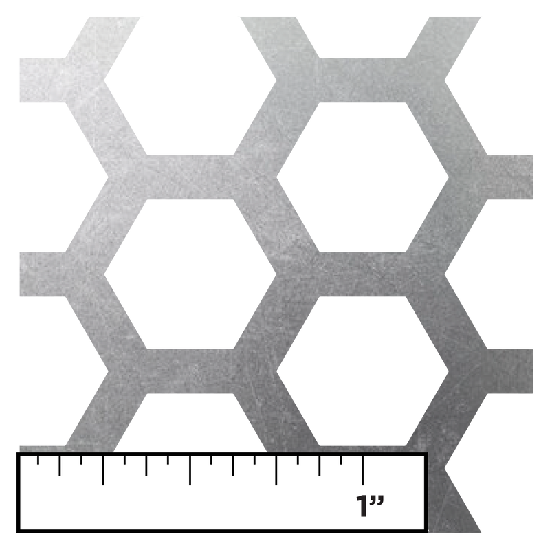 Black Steel Perforated Panel