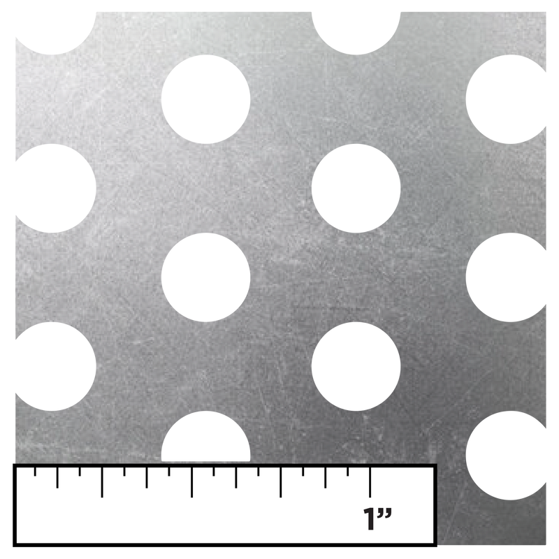 Black Steel Perforated Panel