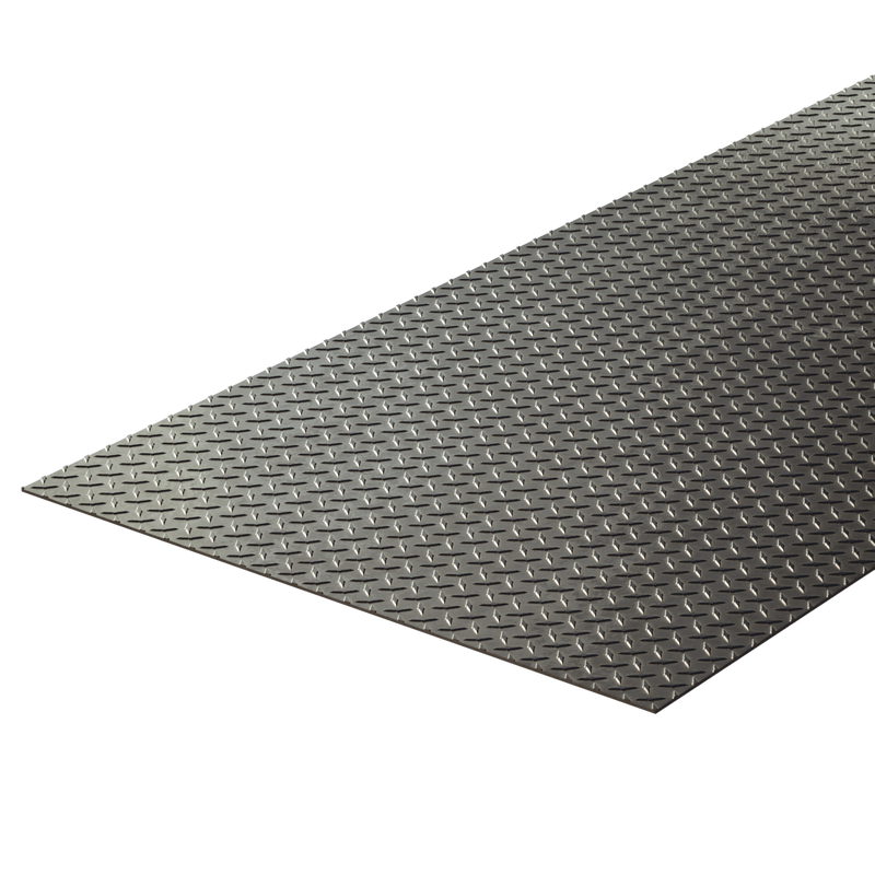 Black Steel Diamond Plate 1/4'' - Steel and Pipes Inc.