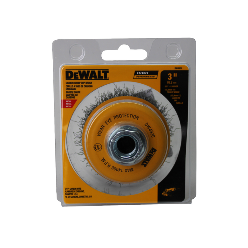 Dewalt Crimped Cup Brush - Steel and Pipes Inc.