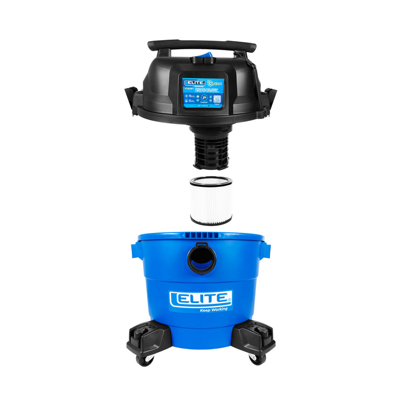 Elite Ultra Quiet Wet and Dry Vacuum Cleaner - Steel and Pipes Inc.