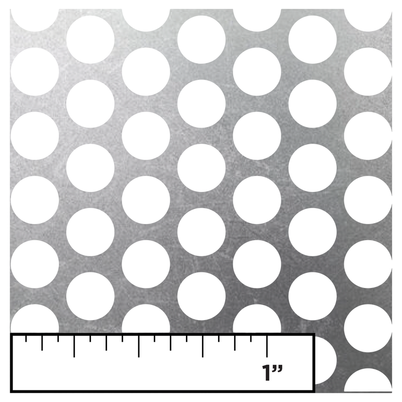 Black Steel Perforated Panel