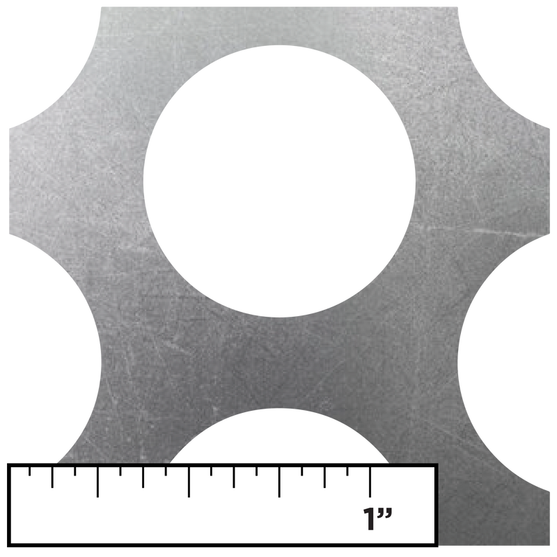 Black Steel Perforated Panel