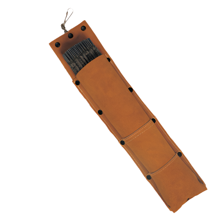 Weldas Leather Rod Bag - Steel and Pipes Inc.