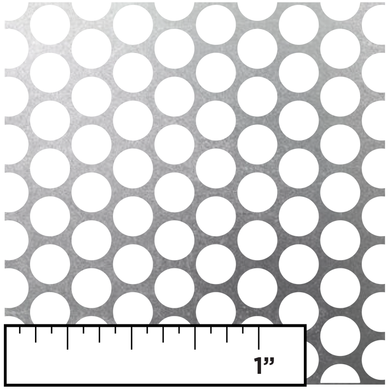 Black Steel Perforated Panel