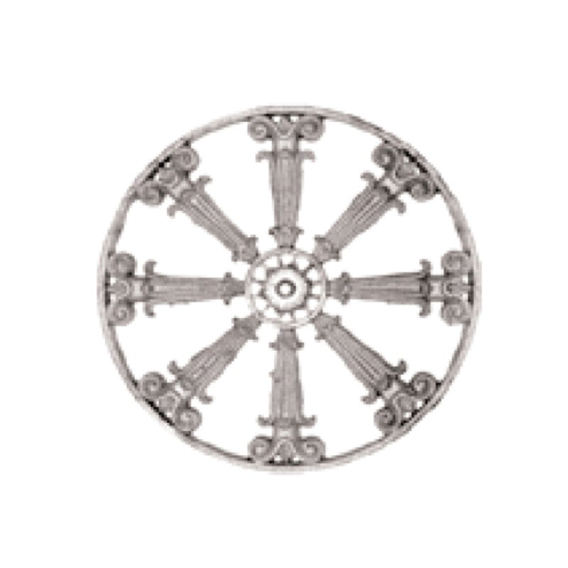 Cast Iron Rossette 8.619 - Steel and Pipes Inc.