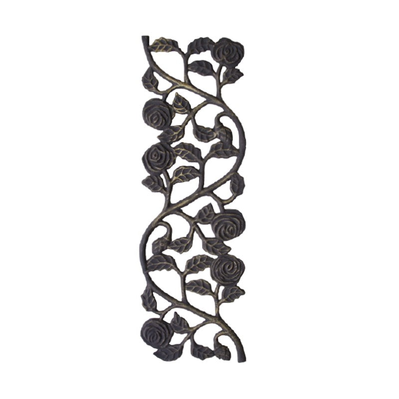 Cast Iron Floral Design 8.78A - Steel and Pipes Inc.
