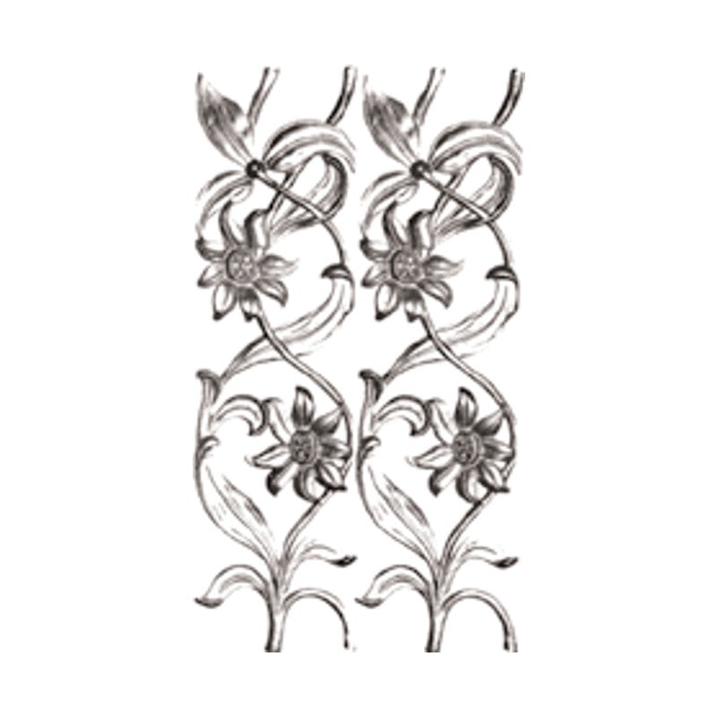 Cast Iron Floral Design 8 98 Steel And Pipes Inc