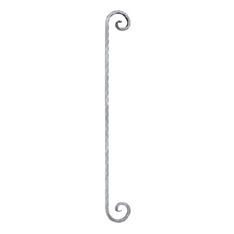 Forged Iron Baluster ART 497/1 - Steel and Pipes Inc.
