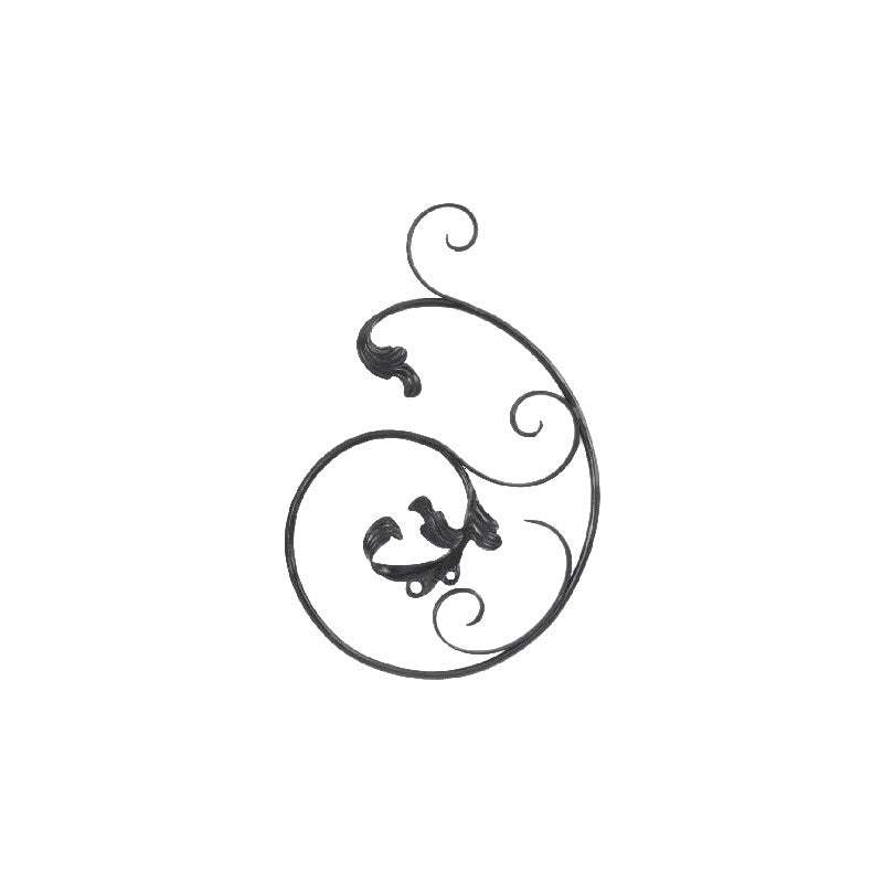 Forged Scroll Panels ART94/E/5 - Steel and Pipes Inc.