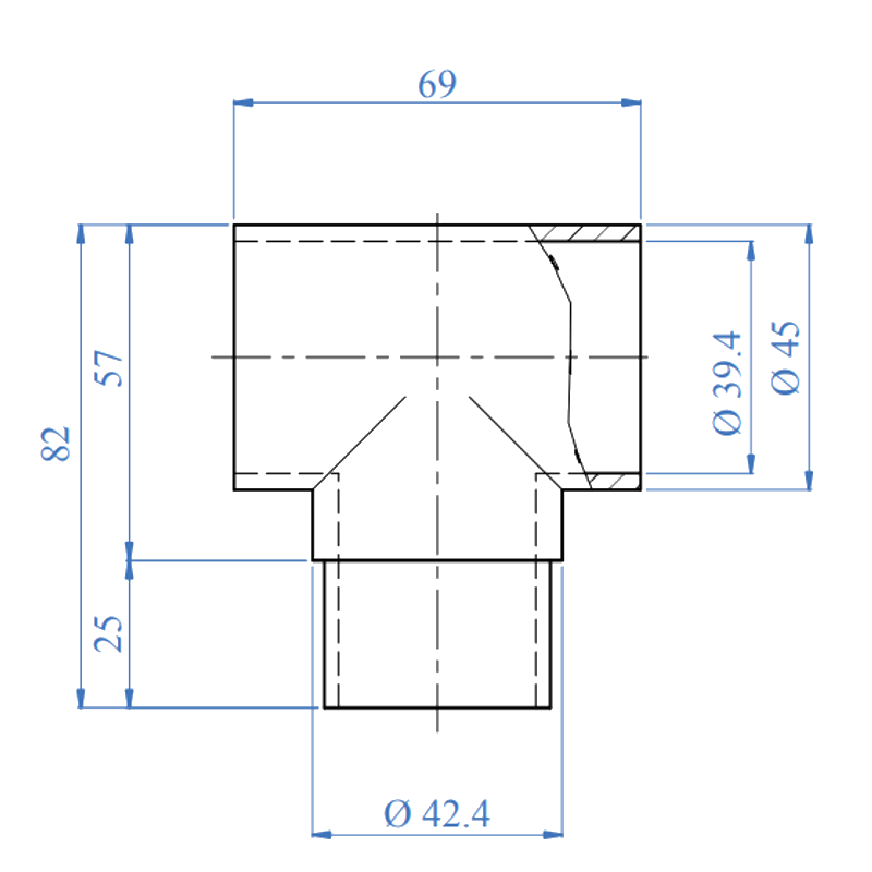 Inox® ''T'' Fitting - Steel and Pipes Inc.