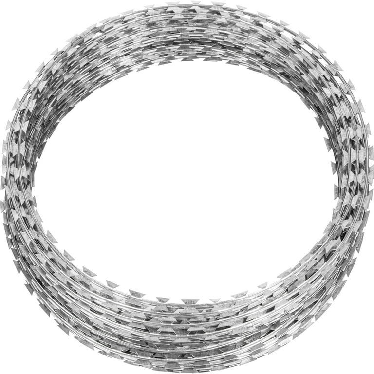 Galvanized Razor Ribbon Barbed Wire - Steel and Pipes Inc.