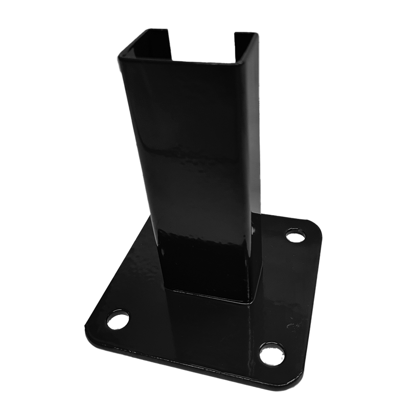 Durofence Floor Base BLACK - Steel and Pipes Inc.