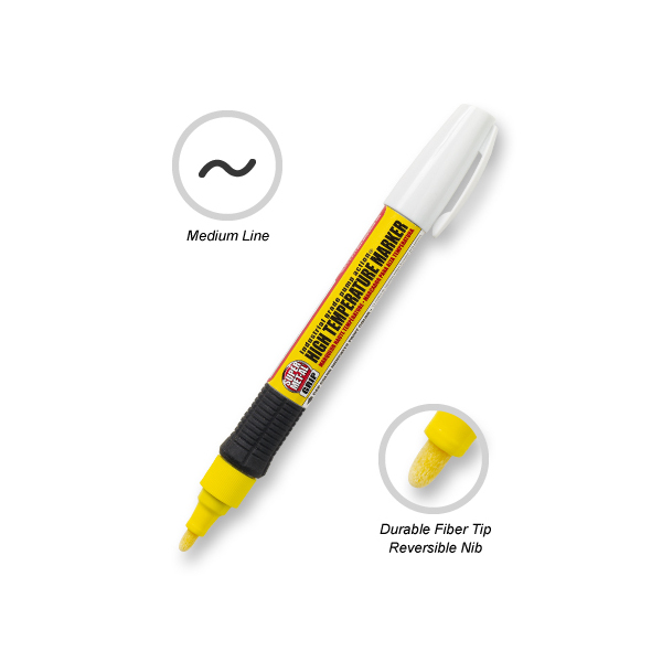 Super MET-AL Oil-Base Yellow Marker - Steel and Pipes Inc.