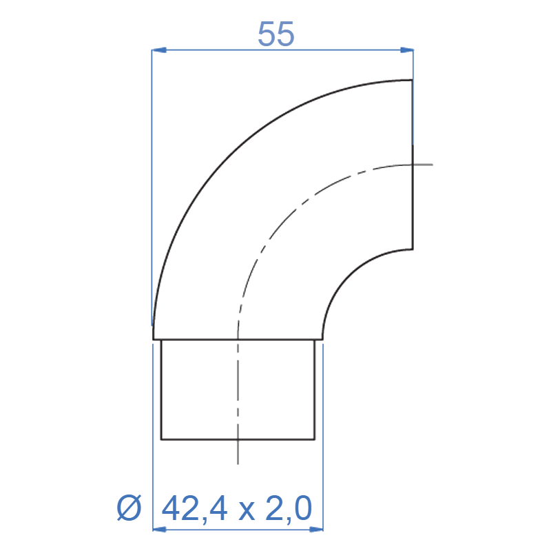Inox® Overlapping End Cap - Steel and Pipes Inc.