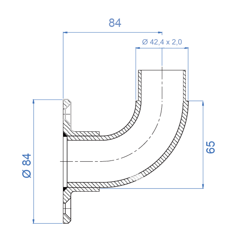 Inox® Anchor For Handrail - Steel and Pipes Inc.