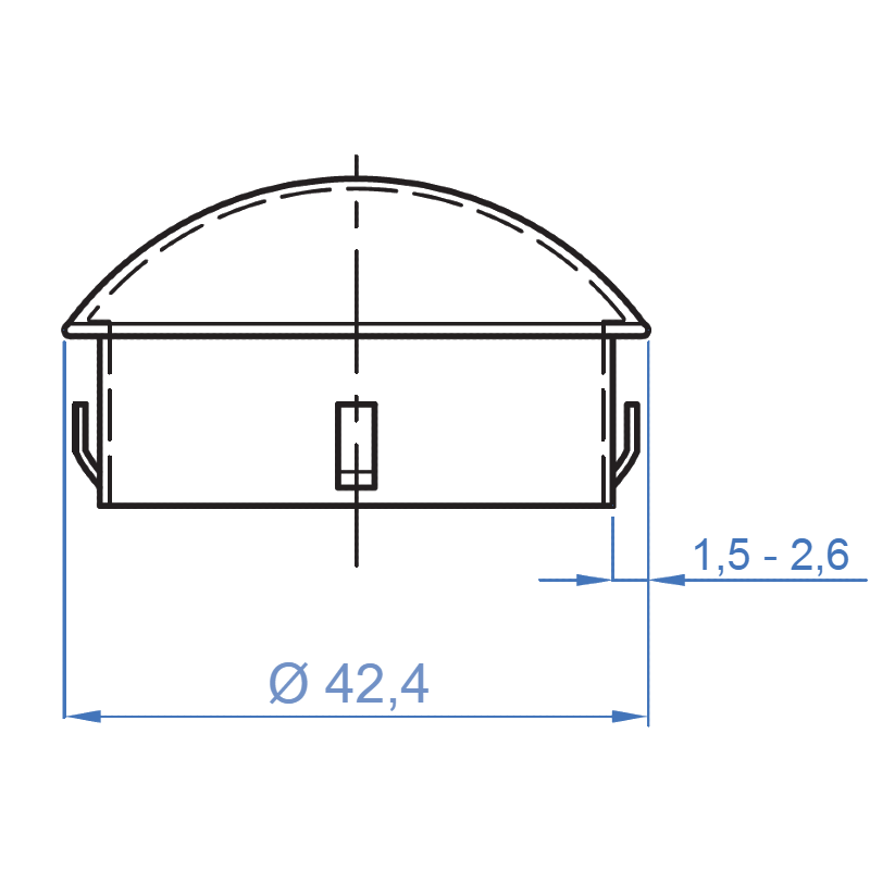 Inox ® Pressure Locked End Cap - Steel and Pipes Inc.