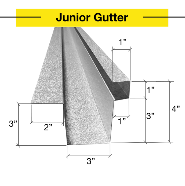 Junior Gutter - Steel and Pipes Inc.