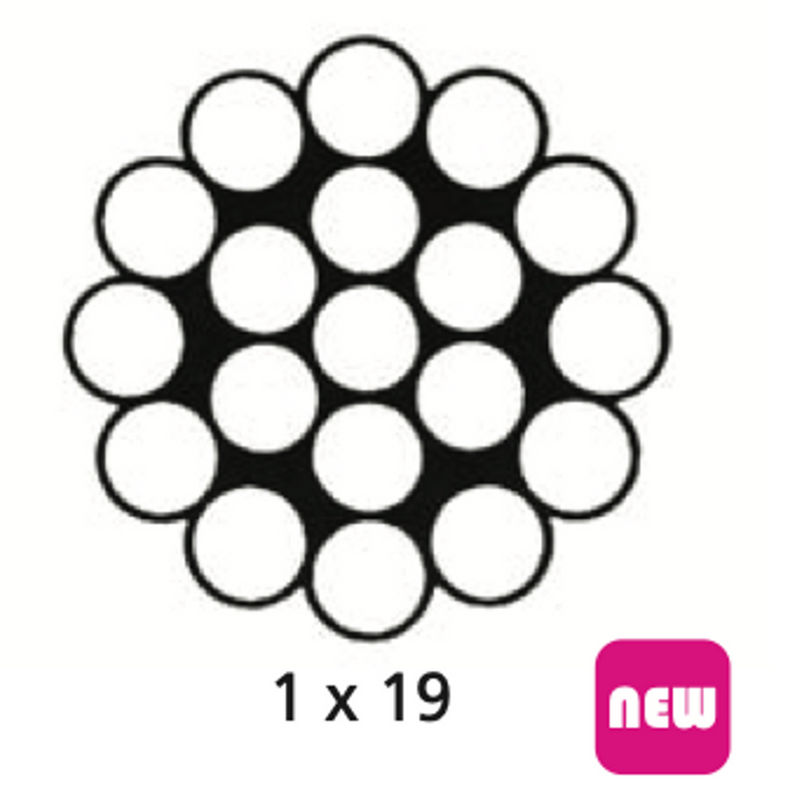 Inox Black Cable Roll - Steel and Pipes Inc.