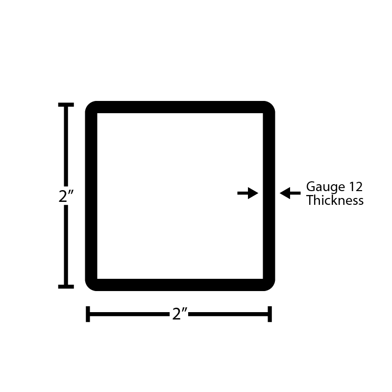 Galvanized Steel Squared Tube - Steel and Pipes Inc.