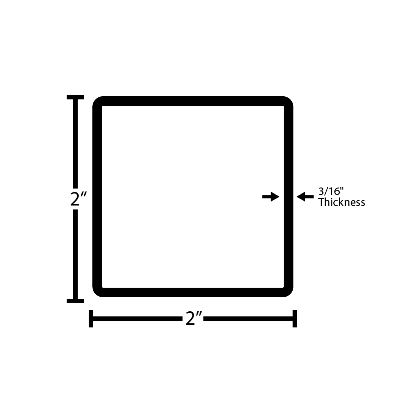 Galvanized Steel Squared Tube - Steel and Pipes Inc.