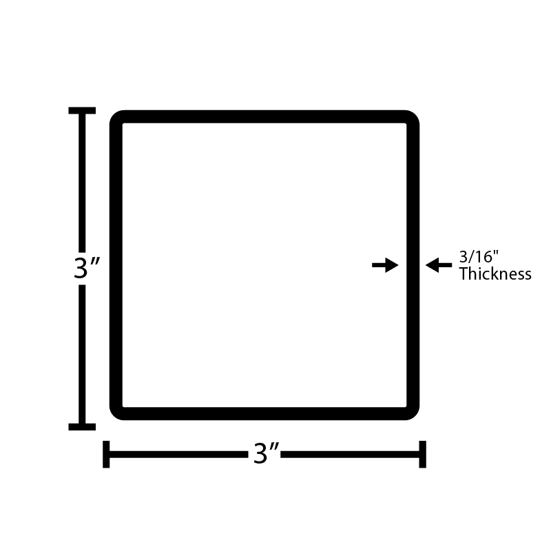 Galvanized Steel Squared Tube - Steel and Pipes Inc.