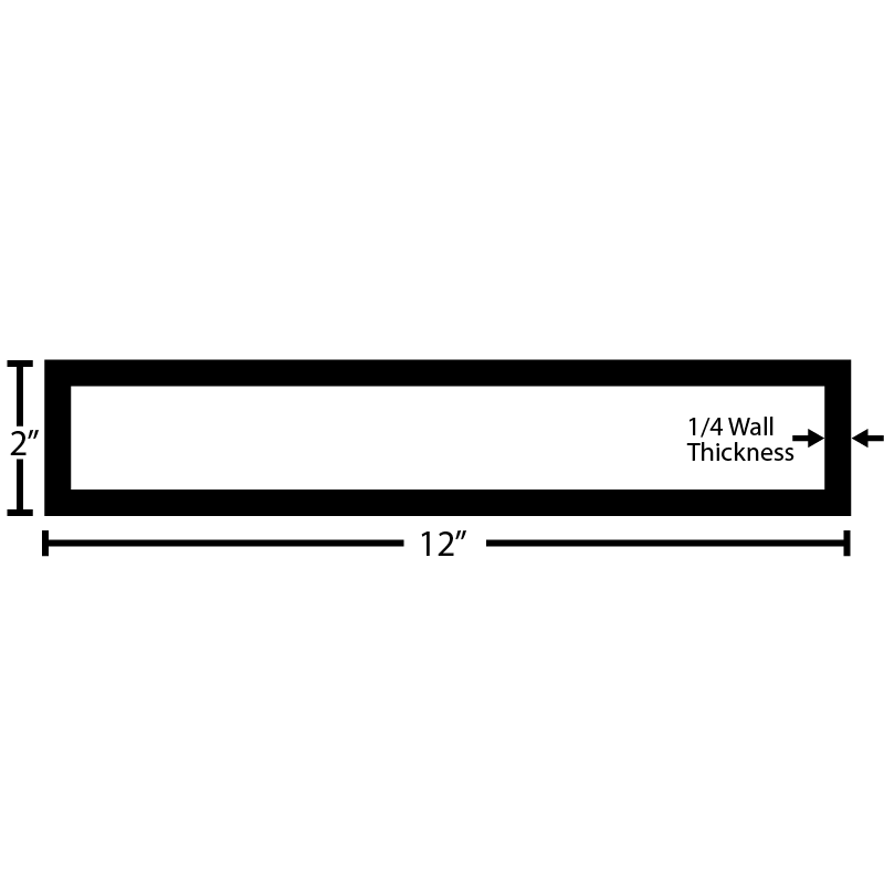 Black Steel Rectangular Tube - Steel and Pipes Inc.