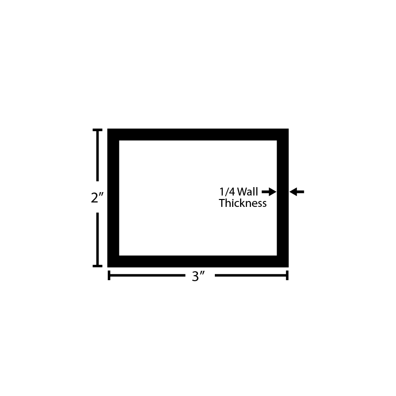 Black Steel Rectangular Tube - Steel and Pipes Inc.