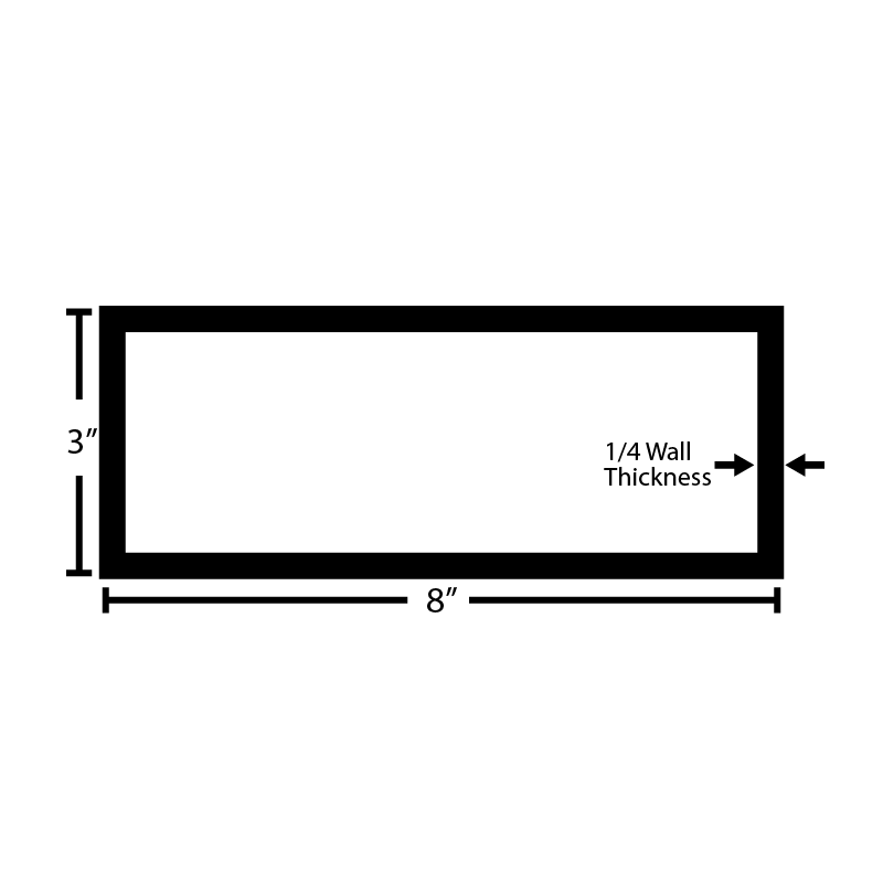 Black Steel Rectangular Tube - Steel and Pipes Inc.