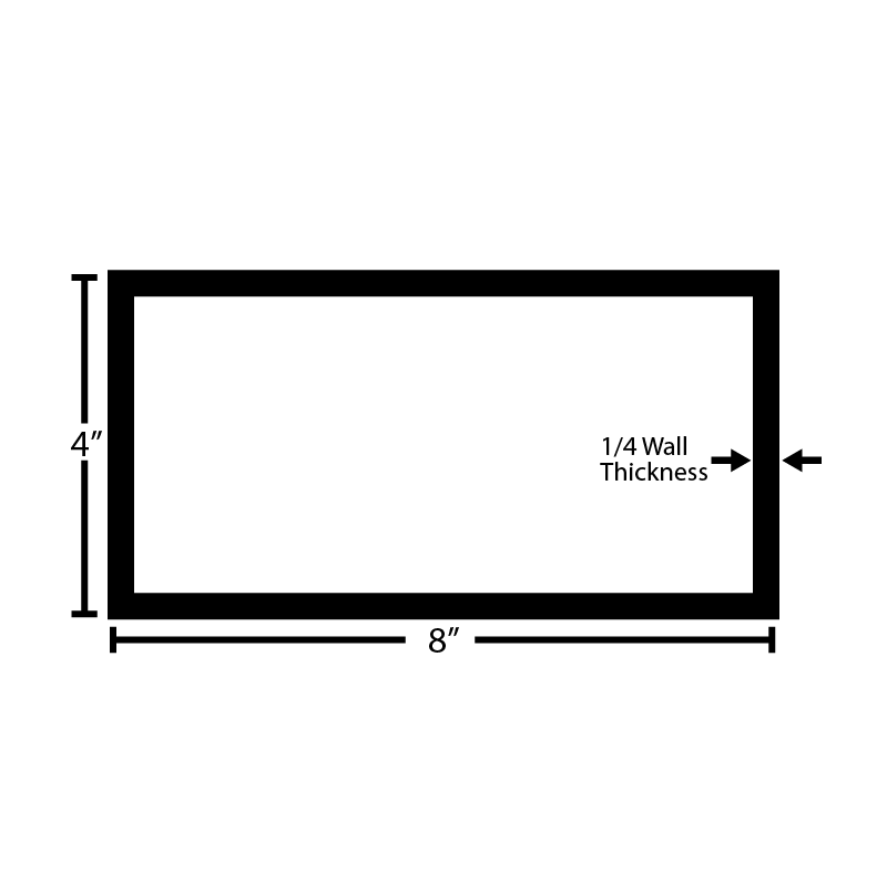 Black Steel Rectangular Tube - Steel and Pipes Inc.