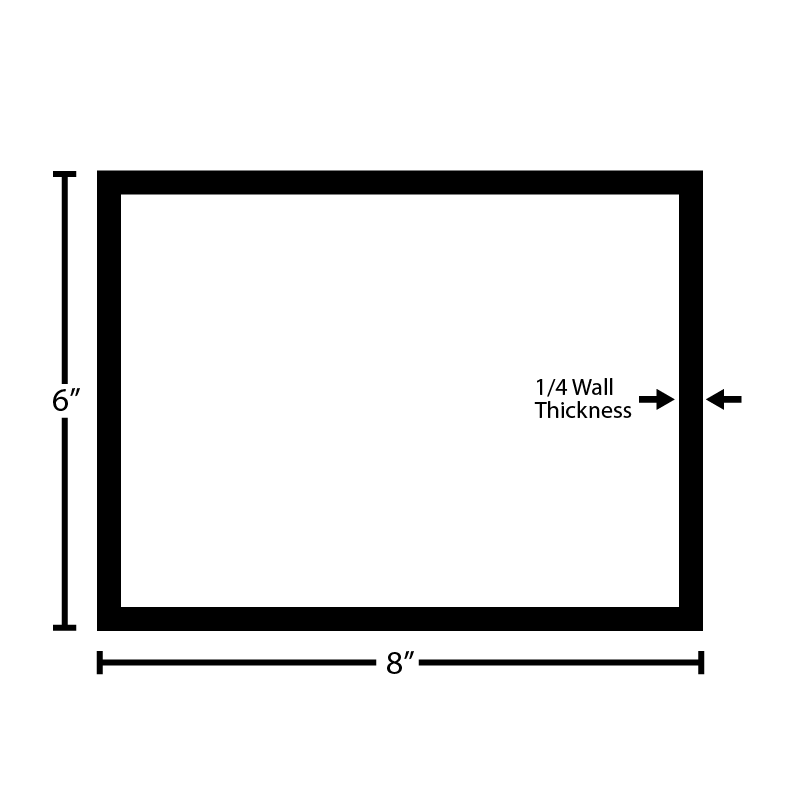 Black Steel Rectangular Tube - Steel and Pipes Inc.