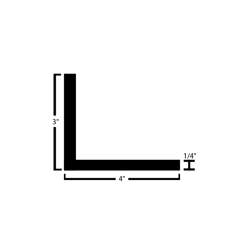 Black Steel Angle - Steel and Pipes Inc.