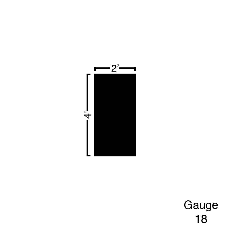Electrogalvanized Steel Sheet Gauge 18 - Steel and Pipes Inc.