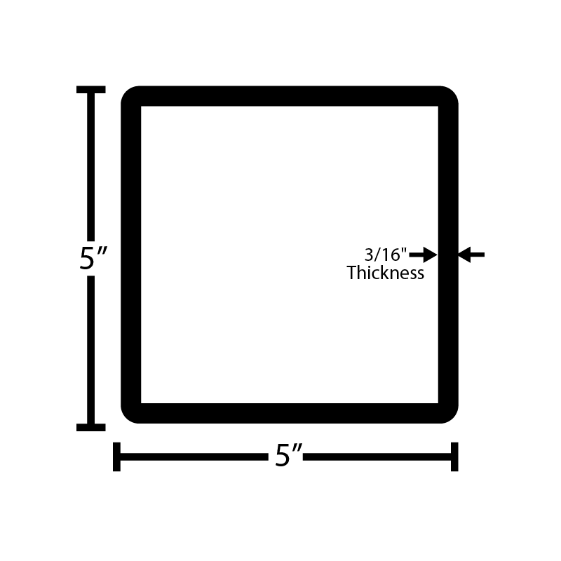 Black Steel Squared Tubing - Steel and Pipes Inc.