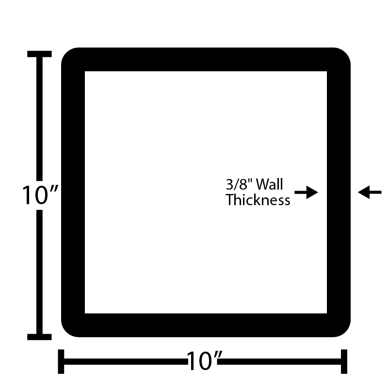 Black Steel Square Tube - Steel and Pipes Inc.