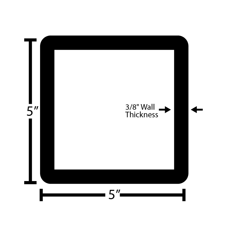 Black Steel Square Tube - Steel and Pipes Inc.