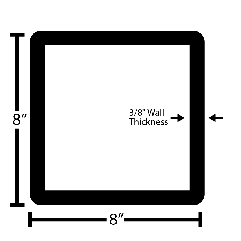 Black Steel Squared Tube - Steel and Pipes Inc.