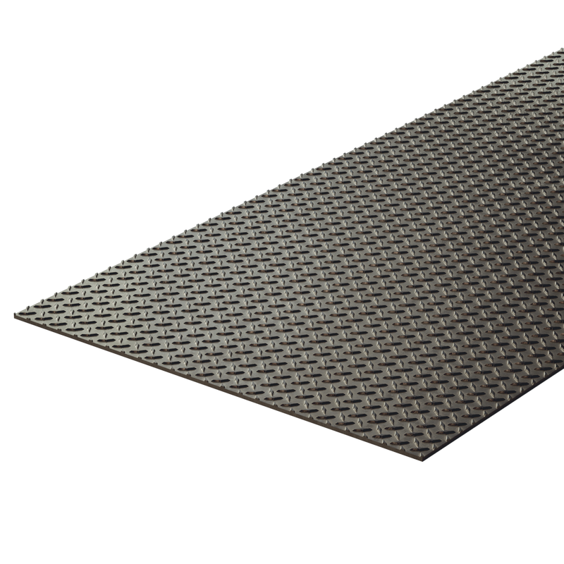 Black Steel Diamond Plate 1/2