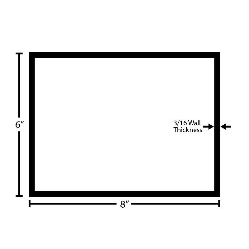 Black Steel Rectangular Tube - Steel and Pipes Inc.