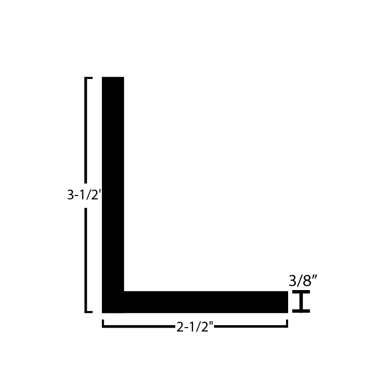 Black Steel Angle - Steel and Pipes Inc.