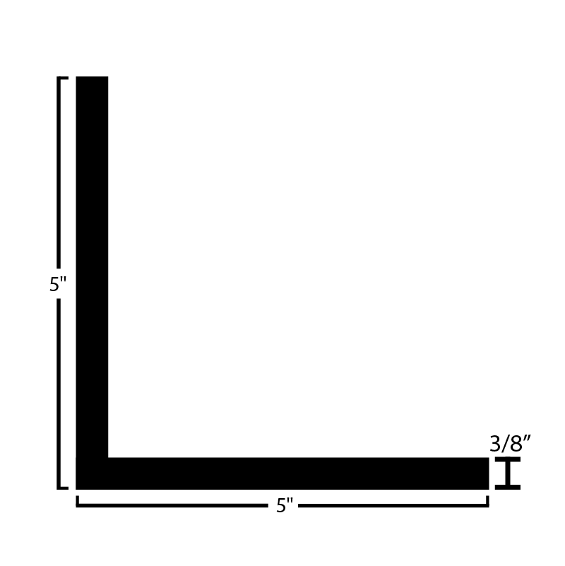 Black Steel Angle - Steel and Pipes Inc.