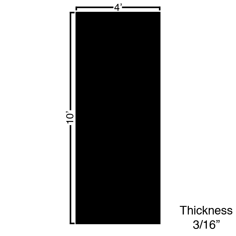 Aluminum Smooth Plate 3/16