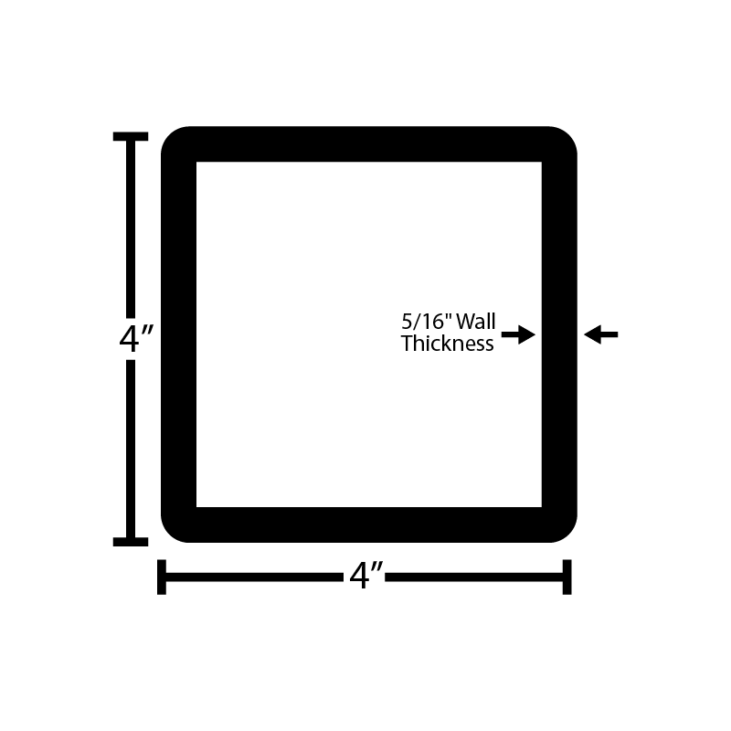 Black Steel Squared Tube - Steel and Pipes Inc.