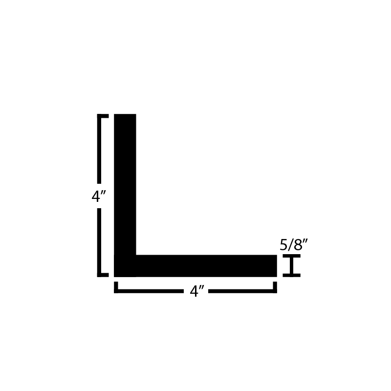 Black Steel Angle - Steel and Pipes Inc.