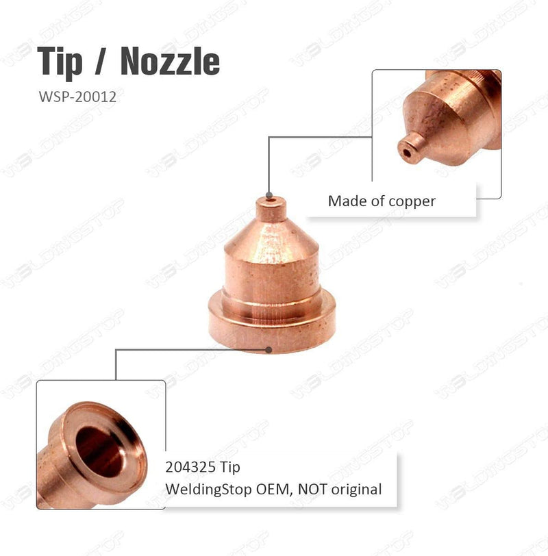 Miller Plasma Nozzle Standard Tip - Steel and Pipes Inc.