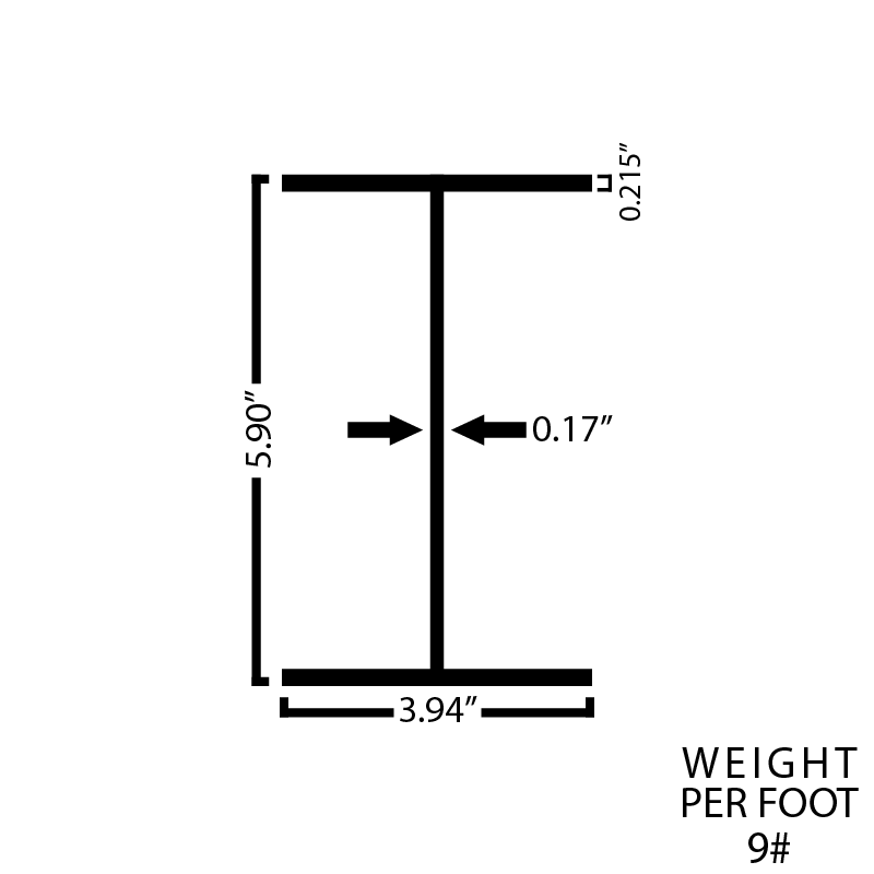 Black Steel Wide Flange Beam - Steel and Pipes Inc.