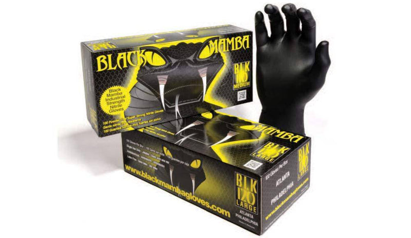 Black Mamba Gloves - Steel and Pipes Inc.
